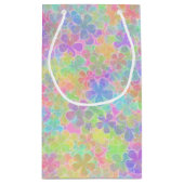 Colorful Floral Abstract Flowers Sjabloon Elegant Klein Cadeauzakje (Achterkant)
