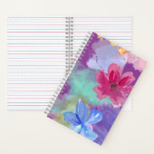 Colorful Floral Art  Notitieboek (Binnen)