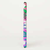 Colorful Floral Blossom Hoesje-Mate iPhone Case (Achterkant / rechts)