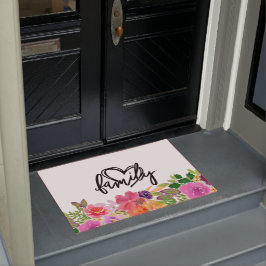 Colorful Floral Bouquet Deurmat