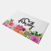 Colorful Floral Bouquet Deurmat (Schuin)