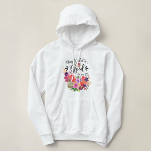 Colorful Floral Bouquet   Romeinen 12:9 Hoodie