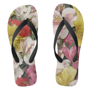 Colorful Floral Bouquet Teenslippers
