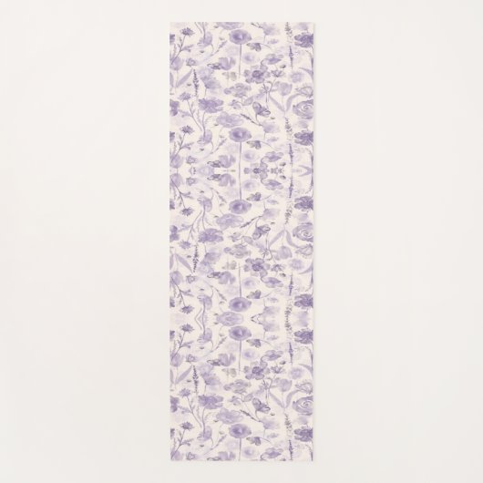 Colorful Floral Collage Yogamat (Voorkant)