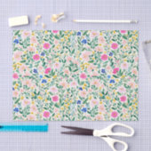 Colorful Floral Decoupage Tissuepapier (Craft)