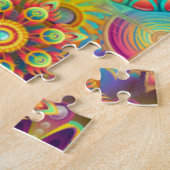 Colorful Floral Design Bouquet Mandala Legpuzzel (Zijkant)
