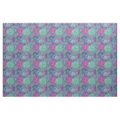 Colorful Floral Doodle Pattern Stof (Fat Quarter)