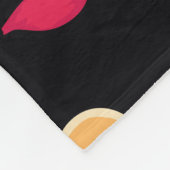 Colorful Floral Flowers Fleece Deken (Hoek)