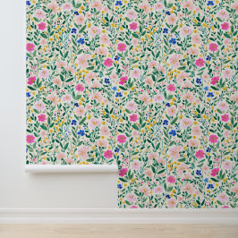 Colorful Floral Garden Behang