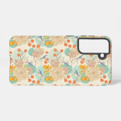 Colorful Floral Garden Pattern Samsung Galaxy Hoesje (Achterkant horizontaal)