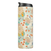 Colorful Floral Garden Pattern Thermosbeker (Geroteerd rechts)