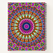 Colorful Floral Geometric Mandala Notitieboek (Achterkant)