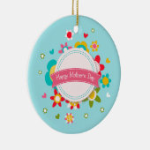 Colorful Floral Happy Moederdag | ORNAMENT (Rechts)