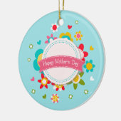 Colorful Floral Happy Moederdag | ORNAMENT (Links)