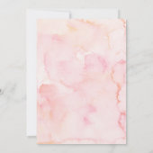 Colorful Floral Lovebug Baby Shower Invitation Kaart (Achterkant)