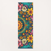 Colorful Floral Mandala Yogamat (Voorkant)