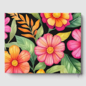 Colorful Floral Mexican Fiesta Wedding Gastenboek (Achterkant)