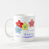 Colorful Floral Mugs Koffiemok (Links)