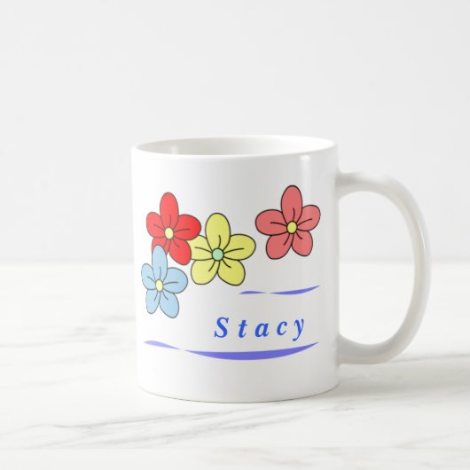 Colorful Floral Mugs Koffiemok (Rechts)