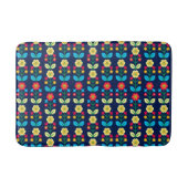 Colorful Floral Pattern Badmat (Voorkant)