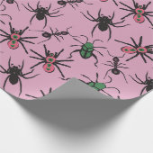 Colorful Floral Pattern Cadeaupapier (Hoek)