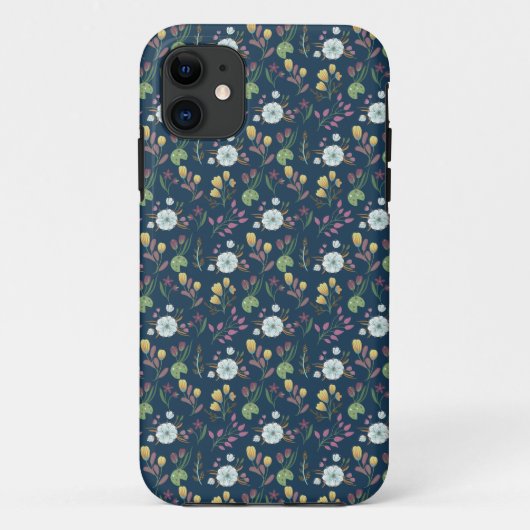 Colorful Floral Pattern Case-Mate iPhone Case (Achterkant)