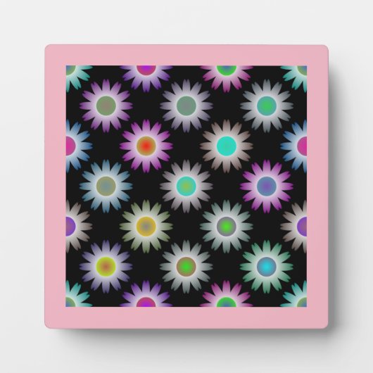 COLORFUL FLORAL PATTERN FOTOPLAAT (Voorkant)