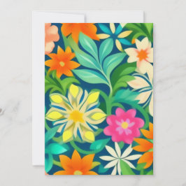 Colorful Floral Pattern Kaart