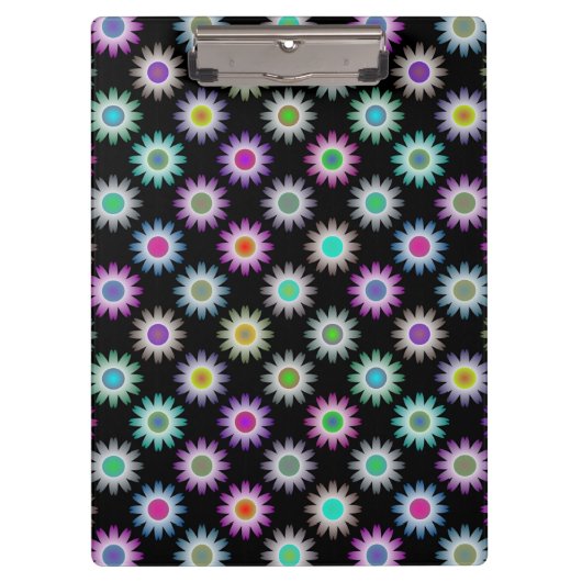 COLORFUL FLORAL PATTERN KLEMBORD (Voorkant)