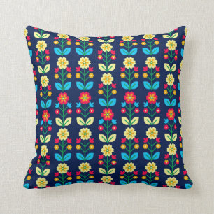 Colorful Floral Pattern Kussen