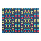 Colorful Floral Pattern Kussensloop (Achterkant-Rechts)