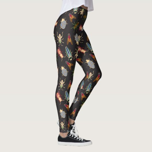 Colorful Floral Pattern Leggings (Rechts)