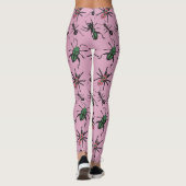 Colorful Floral Pattern Leggings (Achterkant)