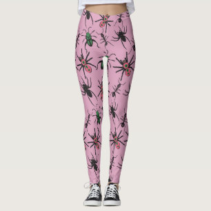 Colorful Floral Pattern Leggings