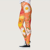 Colorful Floral Pattern Leggings (Links)