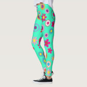 Colorful Floral Pattern Leggings (Links)