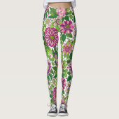 Colorful Floral Pattern Leggings (Voorkant)
