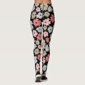 Colorful Floral Pattern Leggings (Achterkant)
