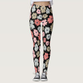 Colorful Floral Pattern Leggings (Voorkant)