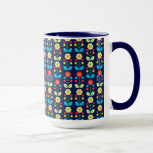 Colorful Floral Pattern Mok