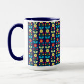 Colorful Floral Pattern Mok (Links)