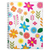 COLORFUL FLORAL PATTERN NOTITIEBOEK (Voorkant)
