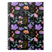 Colorful Floral Pattern Notitieboek (Voorkant)