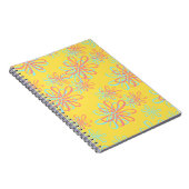 Colorful Floral Pattern Notitieboek (Rechterzijde)