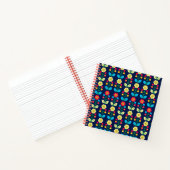 Colorful Floral Pattern Notitieboek (Binnen)