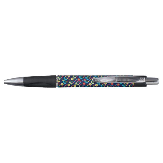 Colorful Floral Pattern Pen (Achterkant)