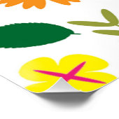 COLORFUL FLORAL PATTERN POSTER (Hoek)
