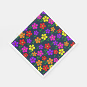 Colorful Floral Pattern Servet (Hoek)