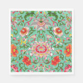 Colorful Floral Pattern Servet (Voorkant)