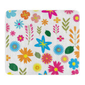 COLORFUL FLORAL PATTERN SNIJPLANK (Voorkant)
